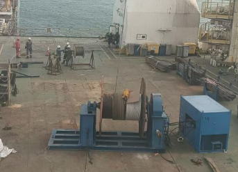 Spooling Winch — Wire Rope Change